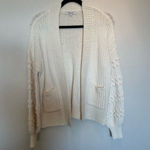 Madewell bobble sleeve cardigan